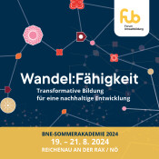 BNE-Sommerakademie „Wandel:Fähigkeit“