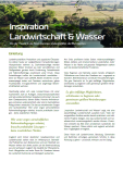 Inspiration Landwirtschaft und Wasser
